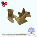 small red brass sand casting parts